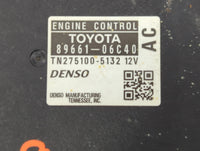 2007 Toyota Camry PCM Engine Control Computer ECU ECM PCU OEM P/N:275100-5132 89661-06C40 Fits OEM Used Auto Parts - Oemused