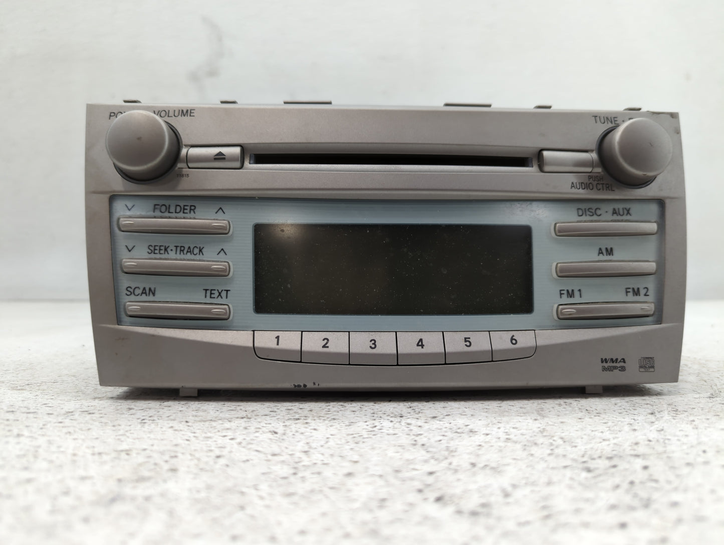 2007-2009 Toyota Camry Radio AM FM Cd Player Receiver Replacement P/N:88120-06180 Fits Fits 2007 2008 2009 OEM Used Auto Par