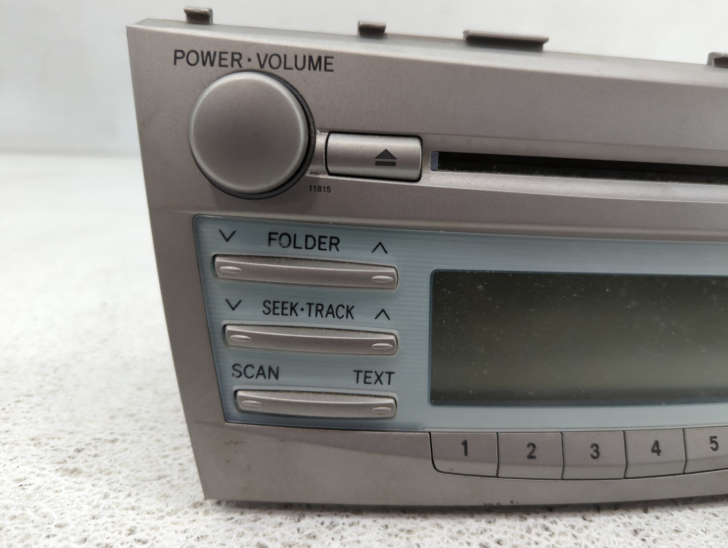 2007-2009 Toyota Camry Radio AM FM Cd Player Receiver Replacement P/N:88120-06180 Fits Fits 2007 2008 2009 OEM Used Auto Par