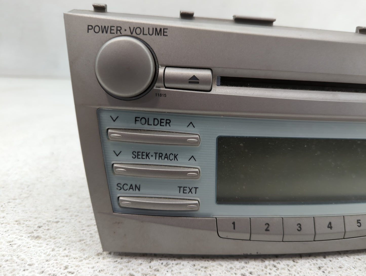 2007-2009 Toyota Camry Radio AM FM Cd Player Receiver Replacement P/N:88120-06180 Fits Fits 2007 2008 2009 OEM Used Auto Par