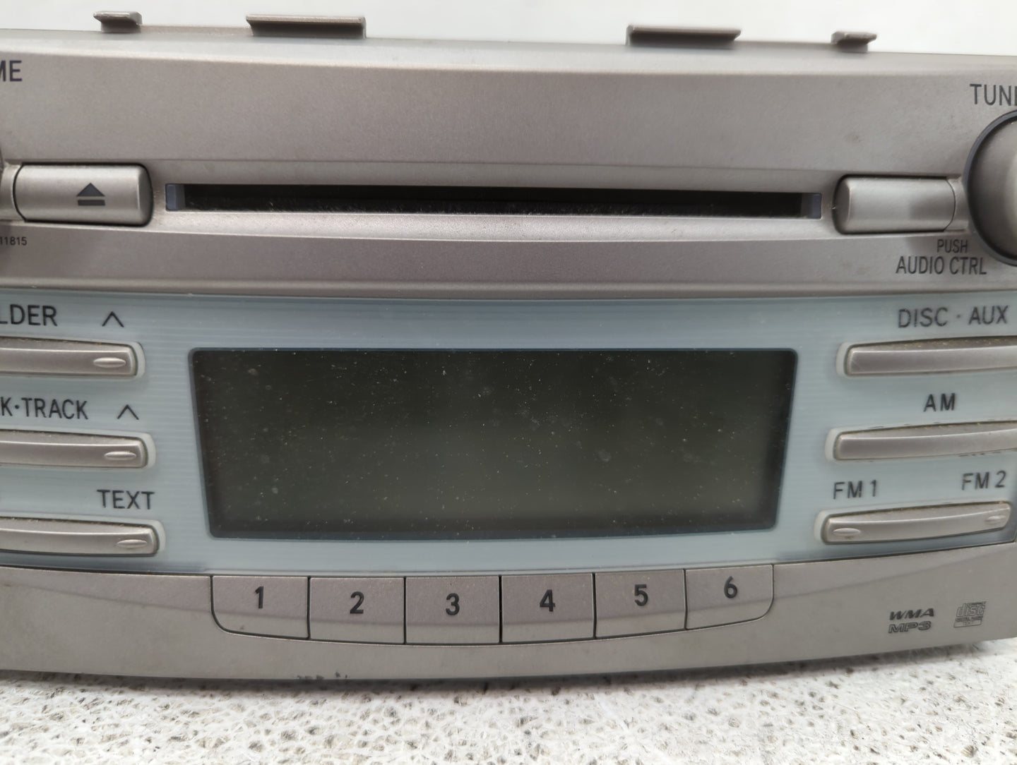 2007-2009 Toyota Camry Radio AM FM Cd Player Receiver Replacement P/N:88120-06180 Fits Fits 2007 2008 2009 OEM Used Auto Par