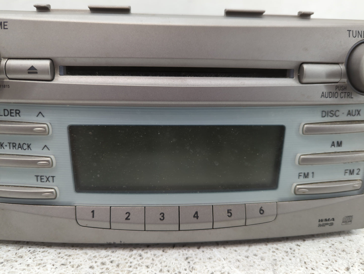 2007-2009 Toyota Camry Radio AM FM Cd Player Receiver Replacement P/N:88120-06180 Fits Fits 2007 2008 2009 OEM Used Auto Par