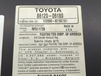 2007-2009 Toyota Camry Radio AM FM Cd Player Receiver Replacement P/N:88120-06180 Fits Fits 2007 2008 2009 OEM Used Auto Par