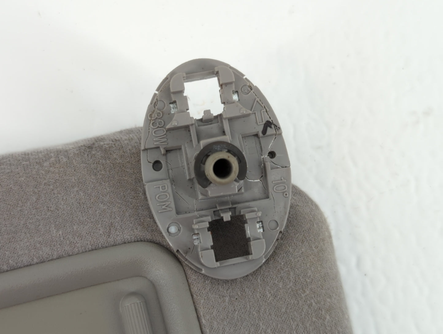 2007-2011 Toyota Camry Sun Visor Shade Replacement Passenger Right Mirror Fits Fits 2007 2008 2009 2010 2011 OEM Used Auto P