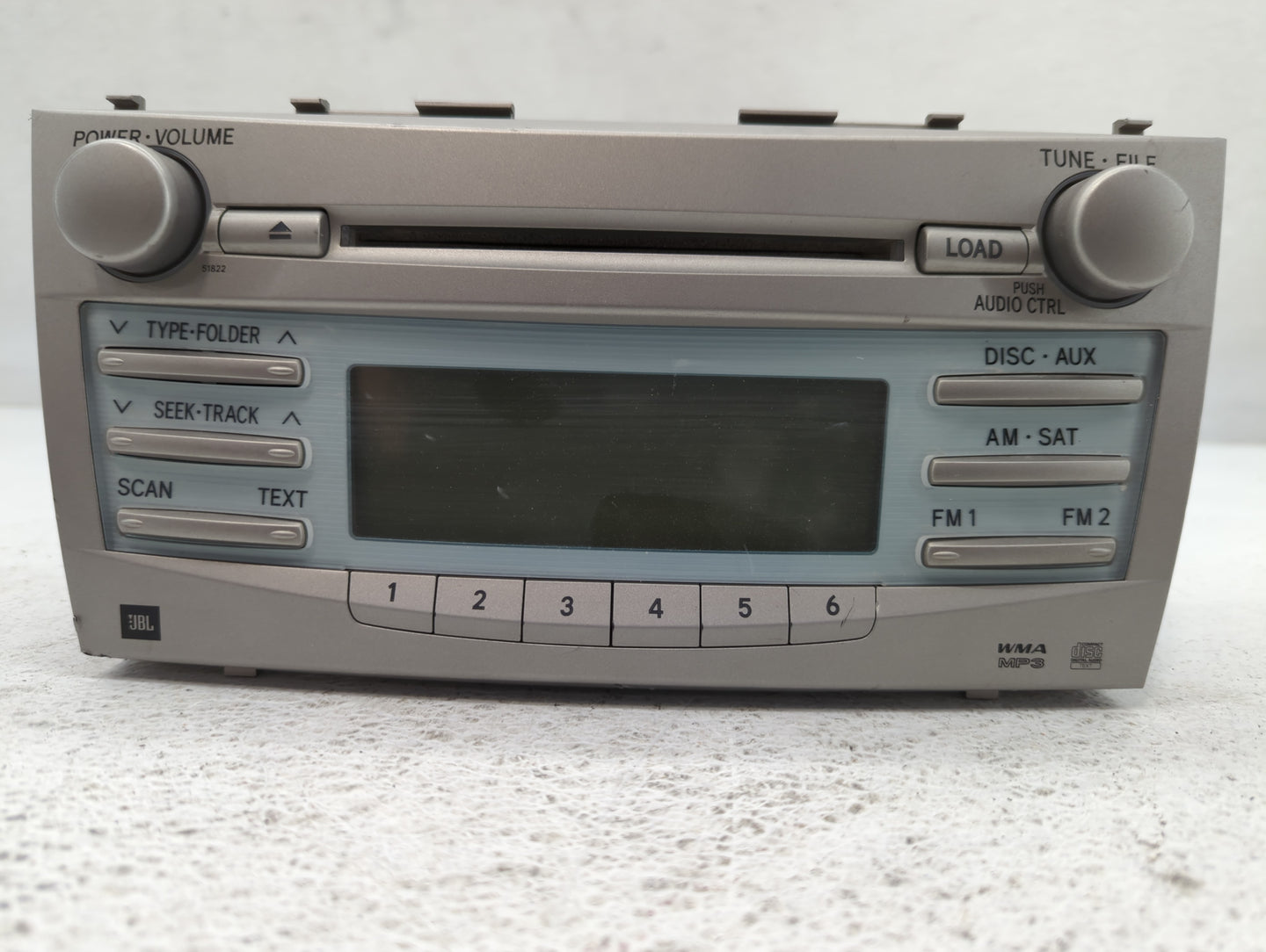 2007-2009 Toyota Camry Am Fm Cd Player Radio Receiver - Oemusedautoparts1.com