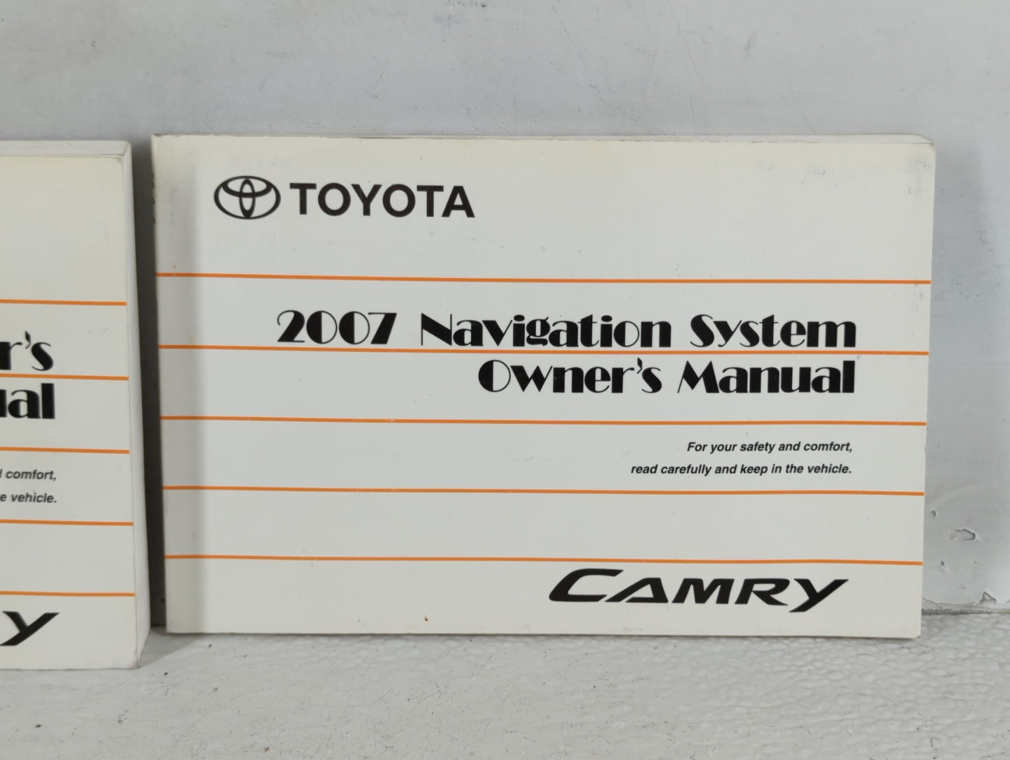 2007 Toyota Camry Owners Manual Book Guide P/N:01999-33740 OM33740U OEM Used Auto Parts - Oemusedautoparts1.com