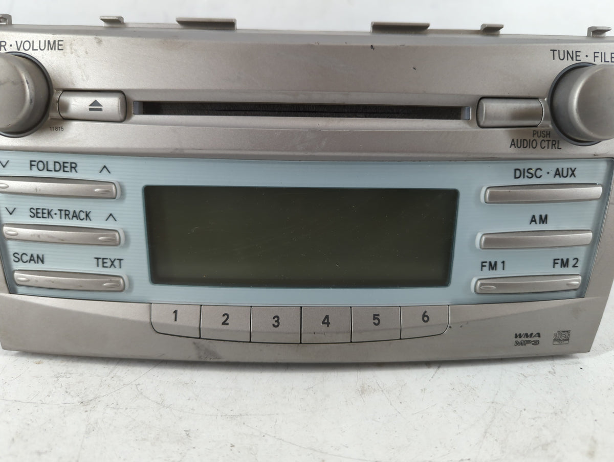 2007-2009 Toyota Camry Am Fm Cd Player Radio Receiver 726896 - Oemusedautoparts1.com