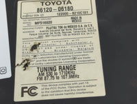 2007-2009 Toyota Camry Am Fm Cd Player Radio Receiver - Oemusedautoparts1.com