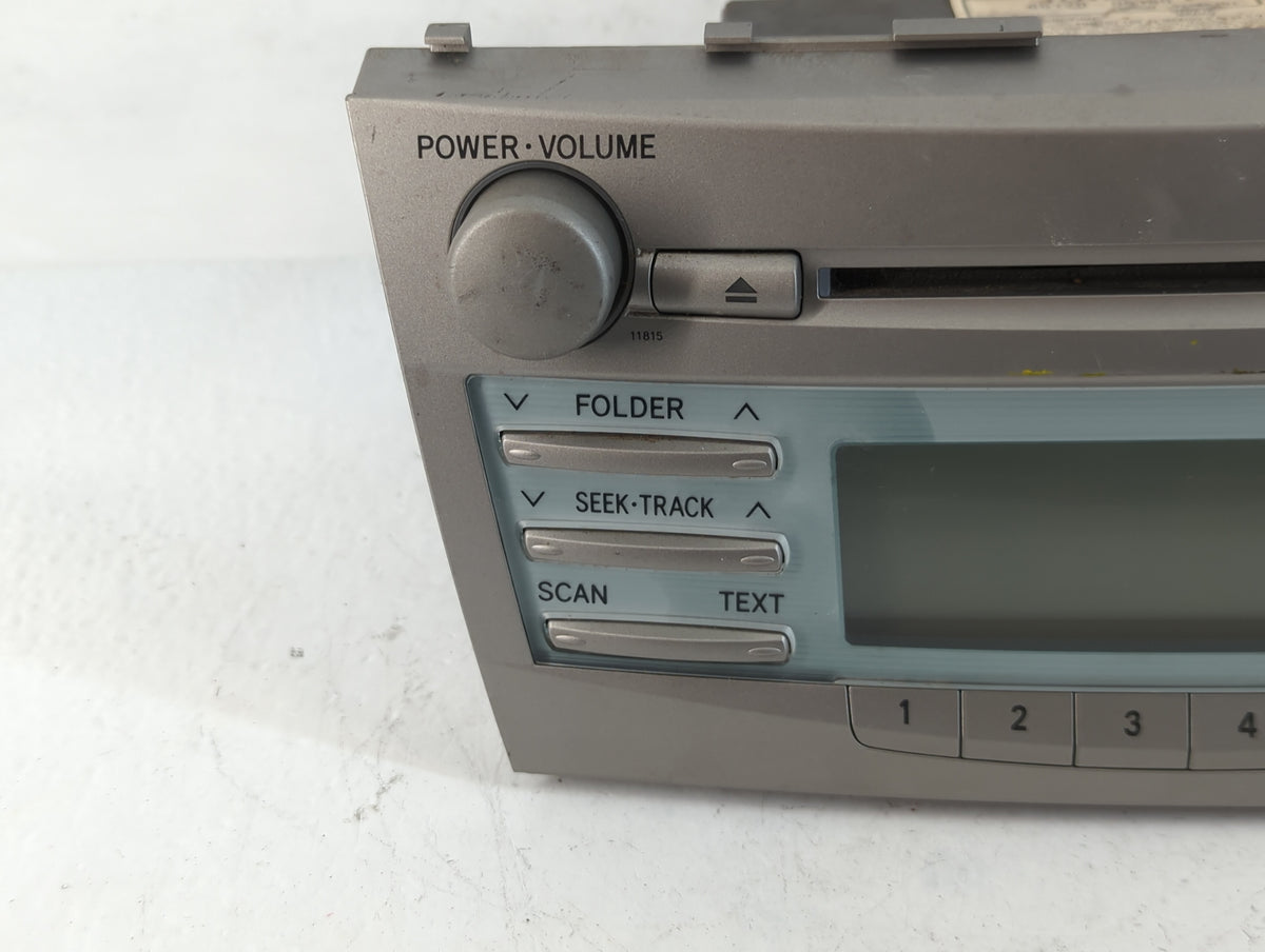 2007-2009 Toyota Camry Am Fm Cd Player Radio Receiver 751399 - Oemusedautoparts1.com