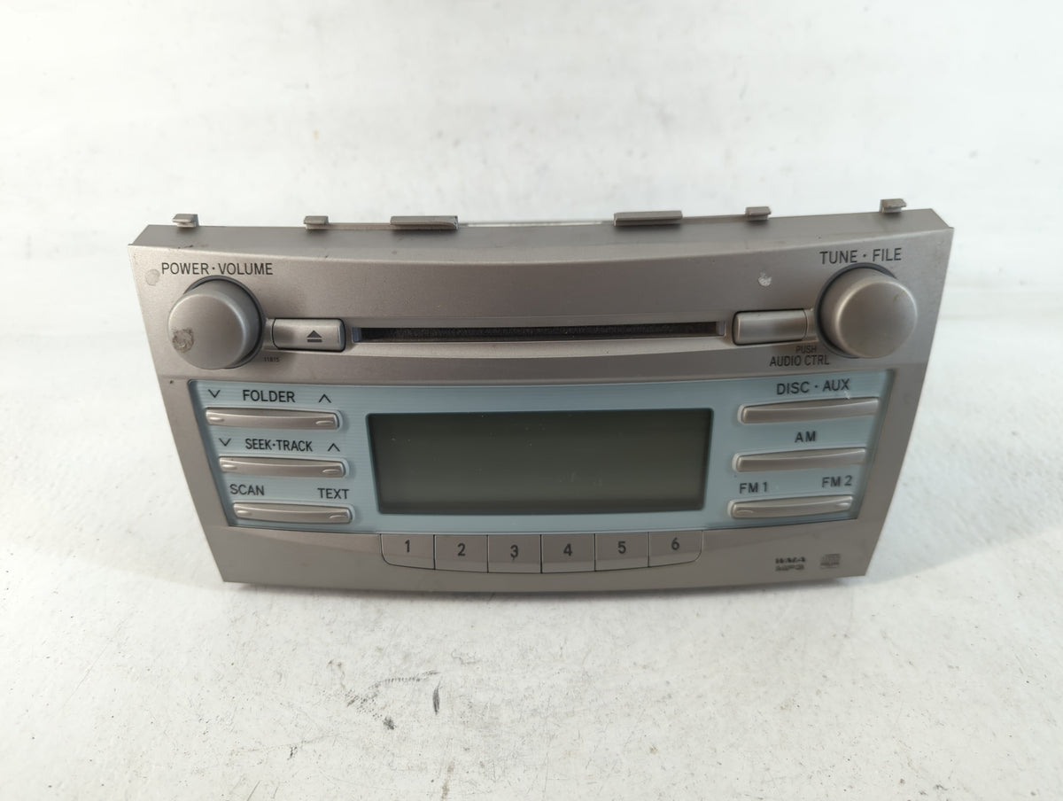 2007-2009 Toyota Camry Am Fm Cd Player Radio Receiver 754490 - Oemusedautoparts1.com