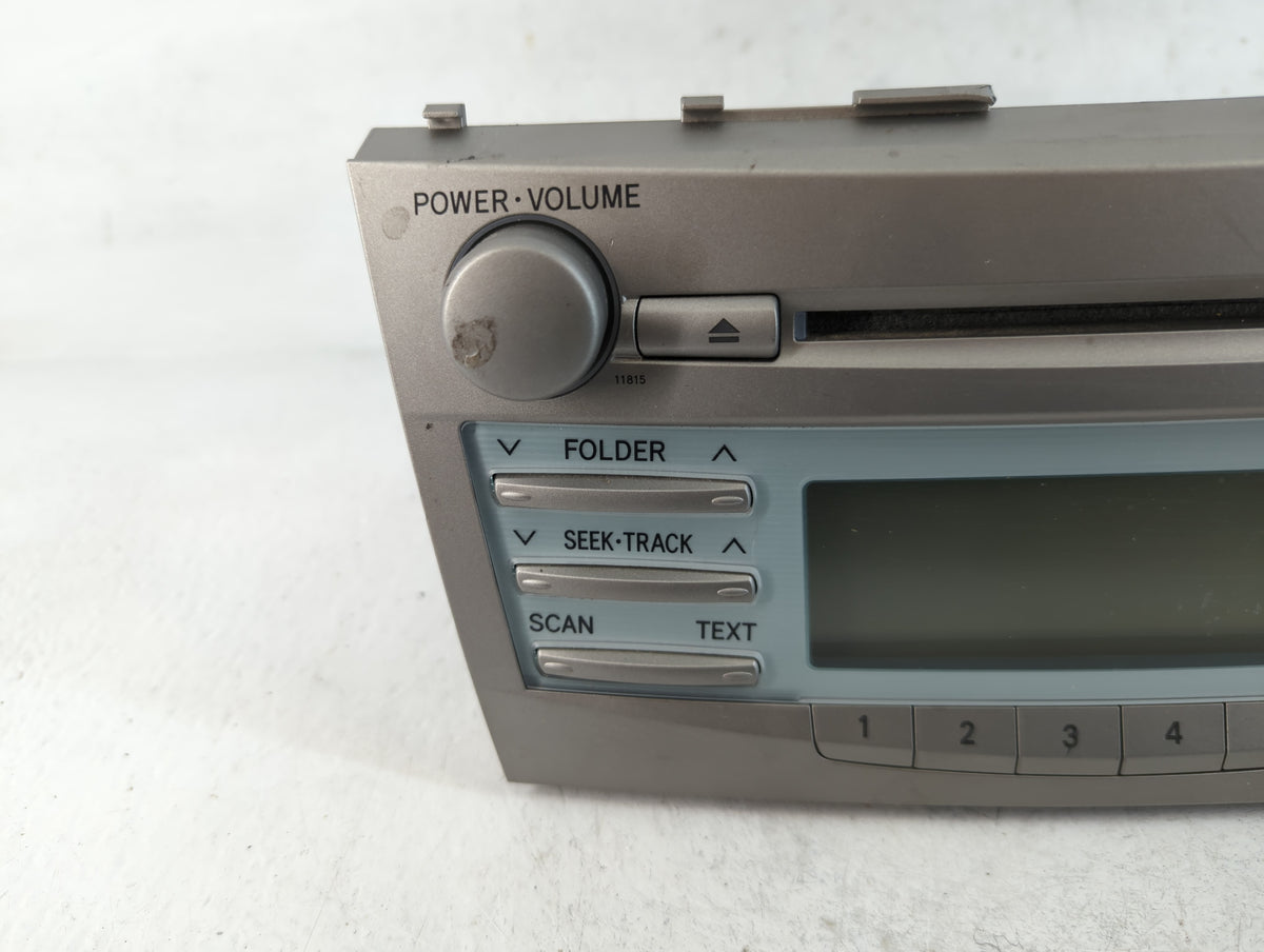 2007-2009 Toyota Camry Am Fm Cd Player Radio Receiver 754490 - Oemusedautoparts1.com