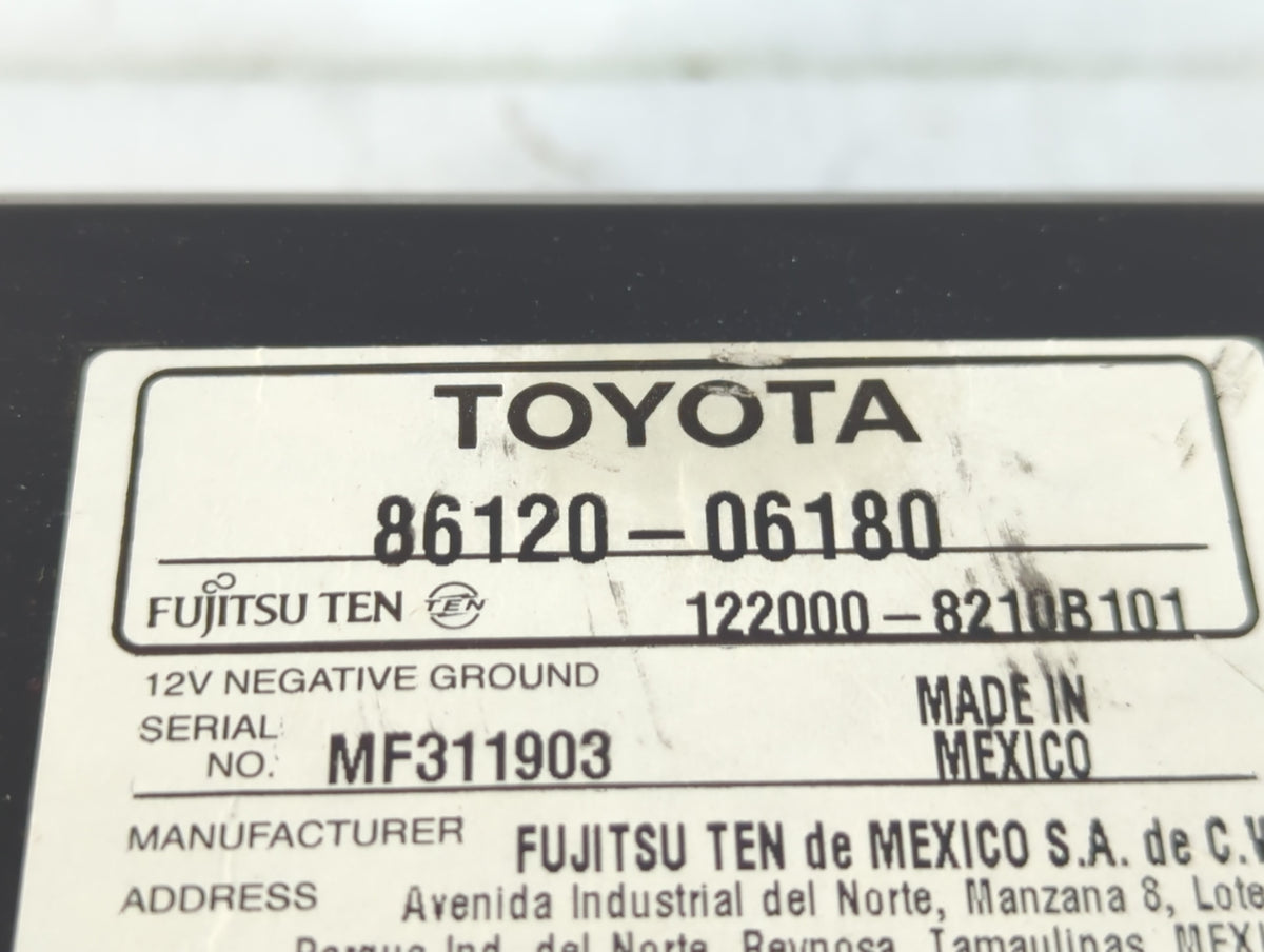 2007-2009 Toyota Camry Am Fm Cd Player Radio Receiver 754490 - Oemusedautoparts1.com