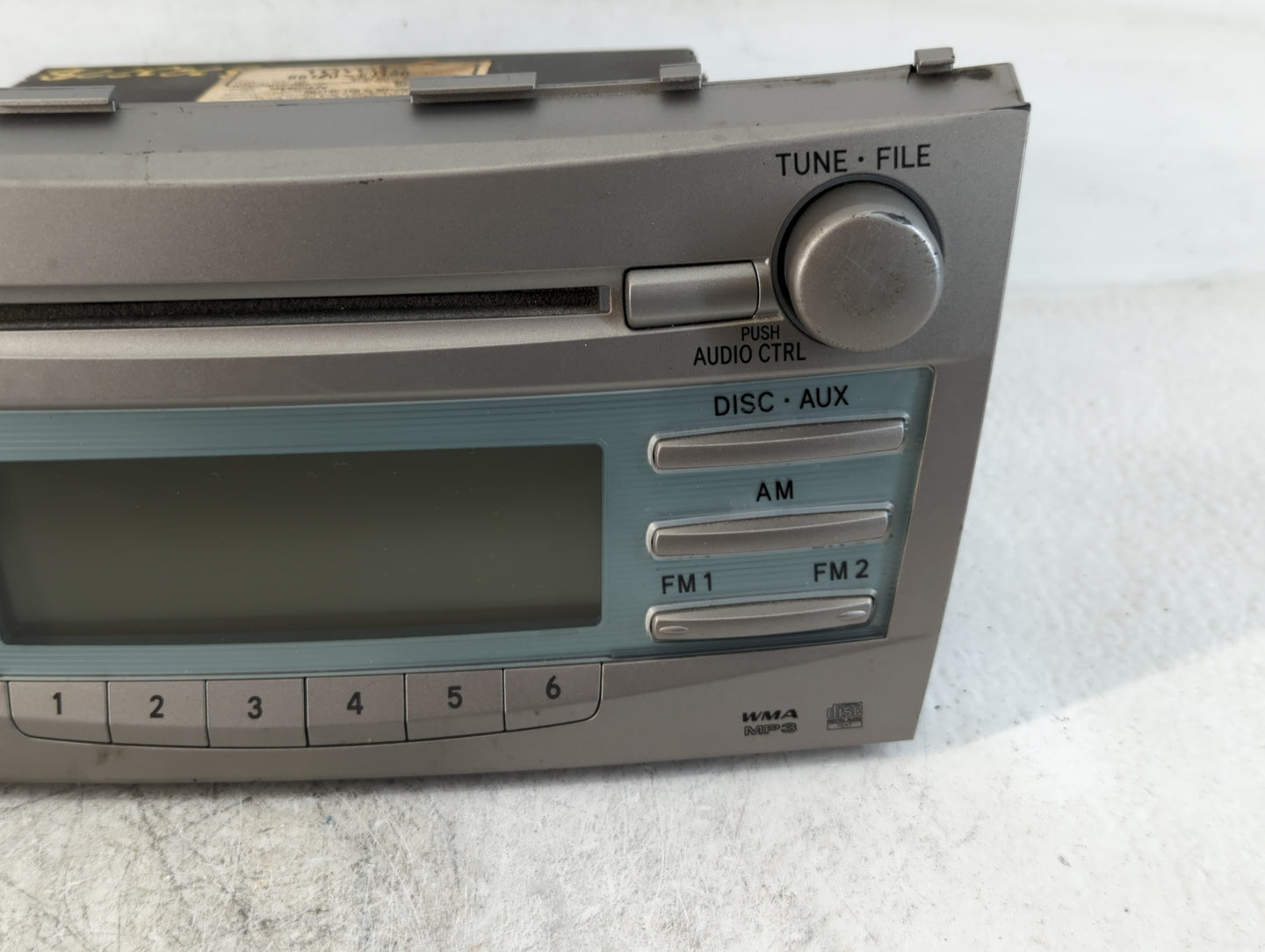 2007-2009 Toyota Camry Radio AM FM Cd Player Receiver Replacement P/N:86120-06180 Fits Fits 2007 2008 2009 OEM Used Auto Par
