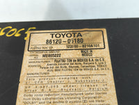 2007-2009 Toyota Camry Radio AM FM Cd Player Receiver Replacement P/N:86120-06180 Fits Fits 2007 2008 2009 OEM Used Auto Par