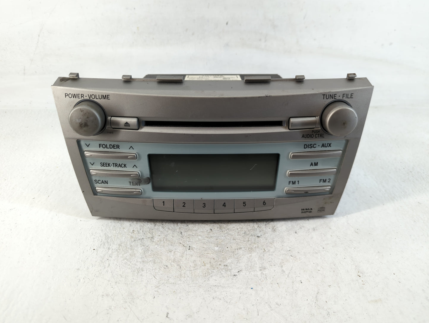 2007-2009 Toyota Camry Radio AM FM Cd Player Receiver Replacement P/N:86120-06180 Fits Fits 2007 2008 2009 OEM Used Auto Par