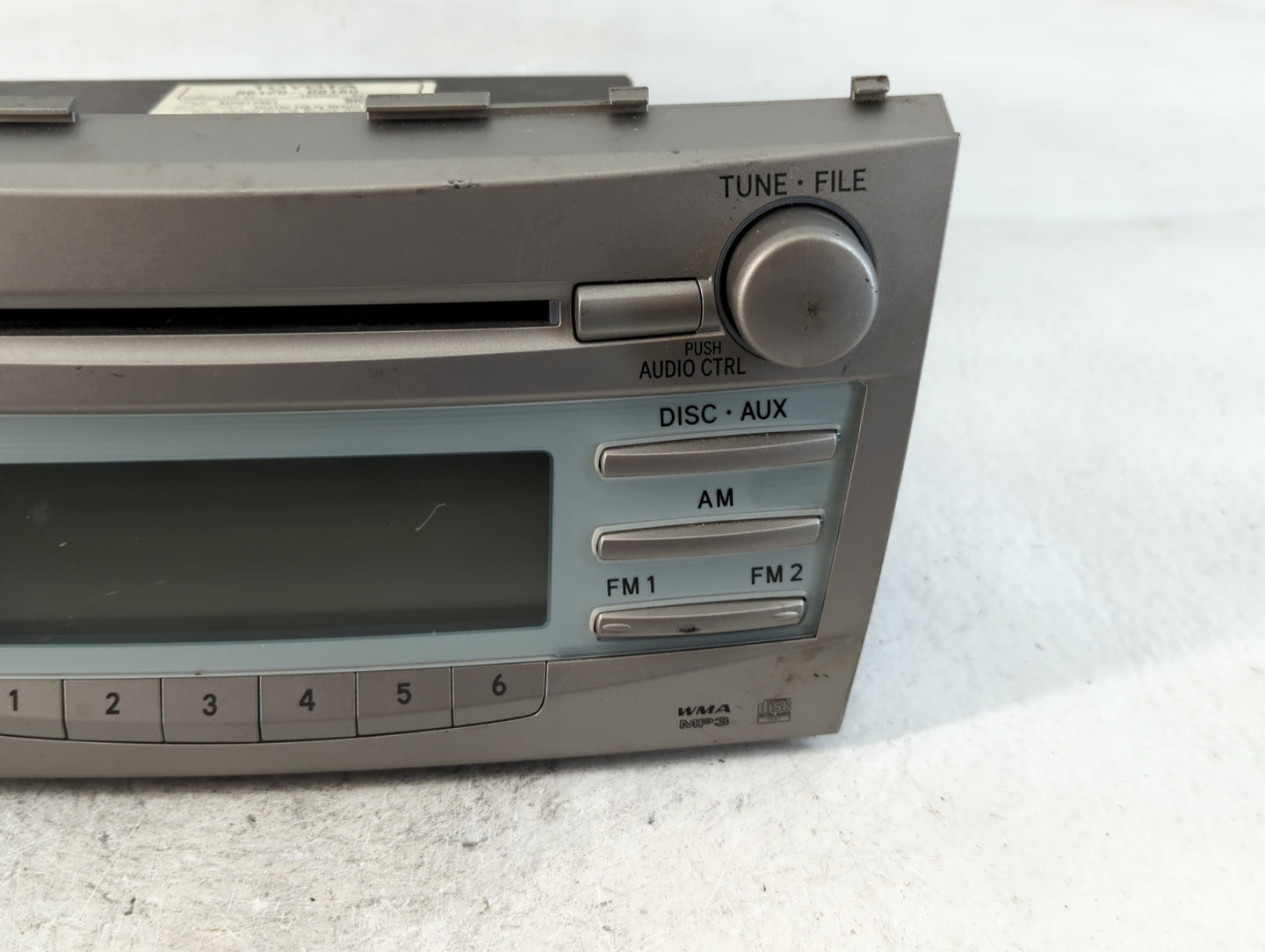 2007-2009 Toyota Camry Radio AM FM Cd Player Receiver Replacement P/N:86120-06180 Fits Fits 2007 2008 2009 OEM Used Auto Par