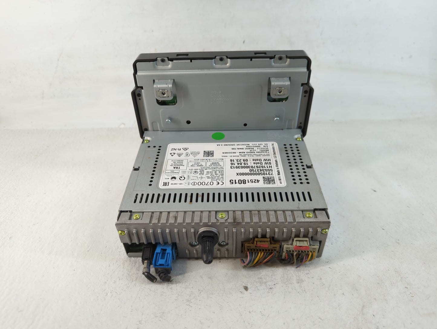 2007 Toyota Camry Radio AM FM Cd Player Receiver Replacement P/N:42518015 Fits OEM Used Auto Parts - Oemusedautoparts1.com