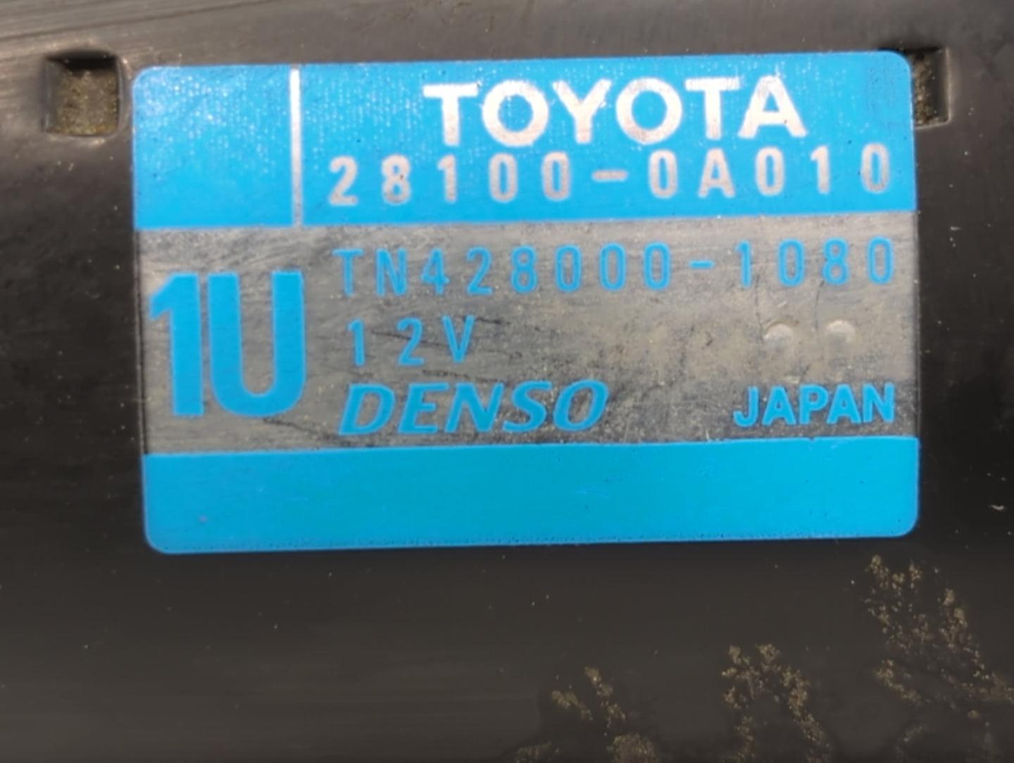 2004-2017 Toyota Camry Car Starter Motor Solenoid OEM P/N:TN428000-1080 28100-0A010 Fits OEM Used Auto Parts - Oemusedautopa