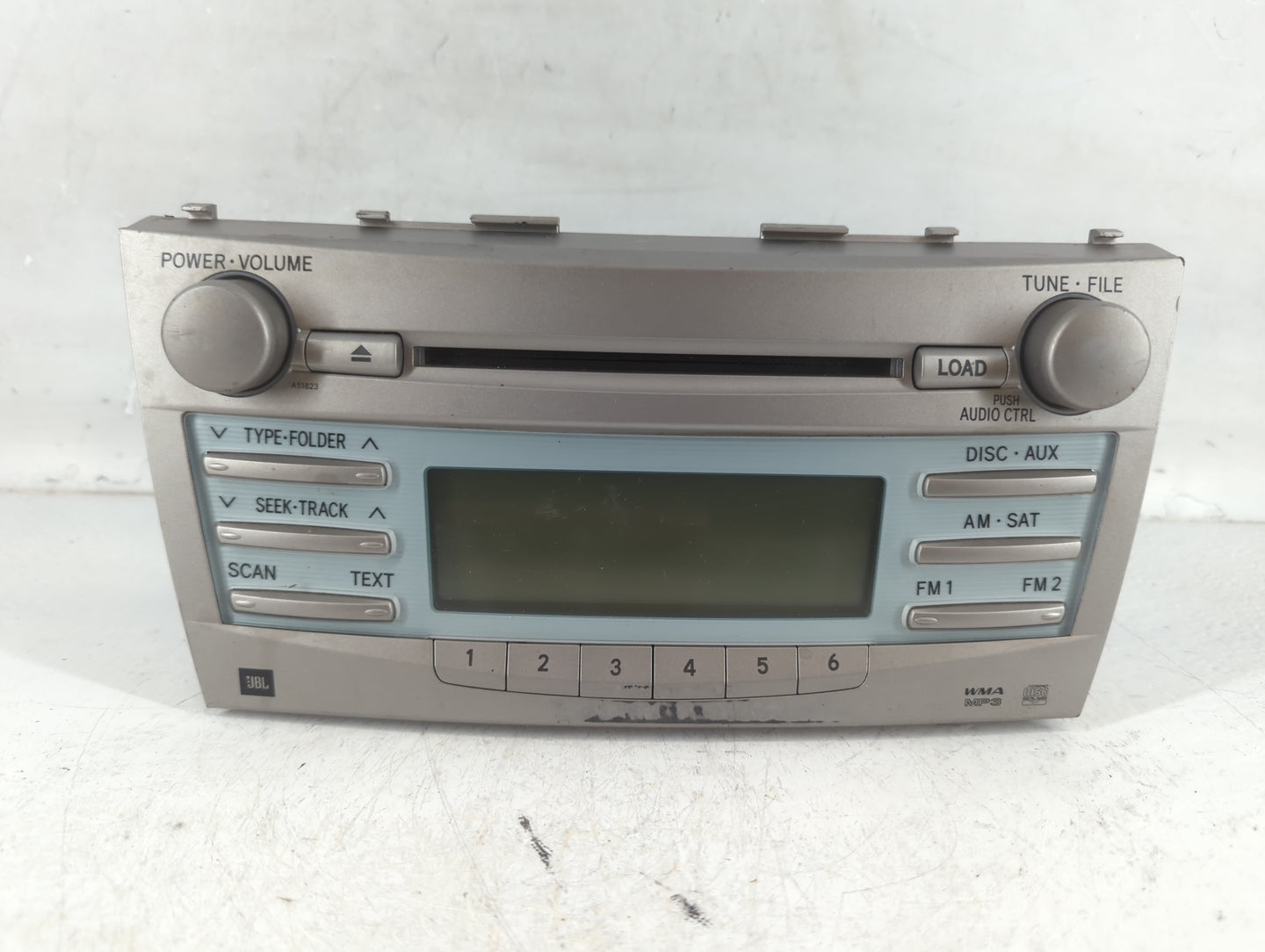 2007-2009 Toyota Camry Radio AM FM Cd Player Receiver Replacement P/N:86120-06190 Fits Fits 2007 2008 2009 OEM Used Auto Par