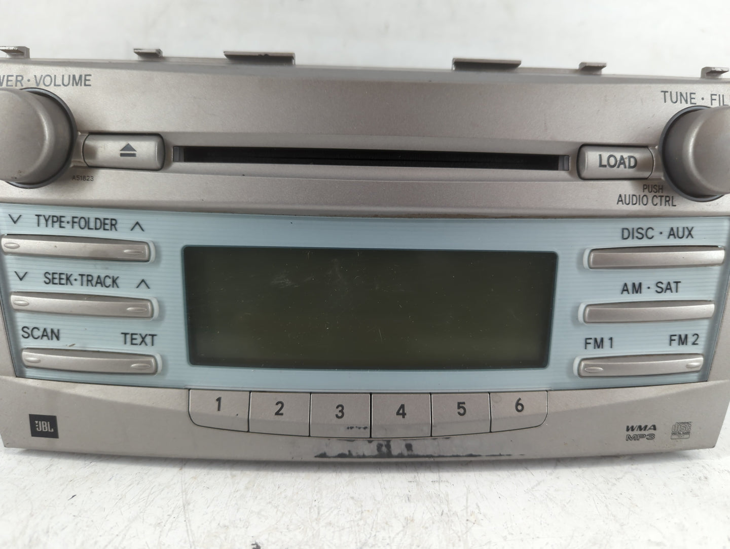 2007-2009 Toyota Camry Radio AM FM Cd Player Receiver Replacement P/N:86120-06190 Fits Fits 2007 2008 2009 OEM Used Auto Par