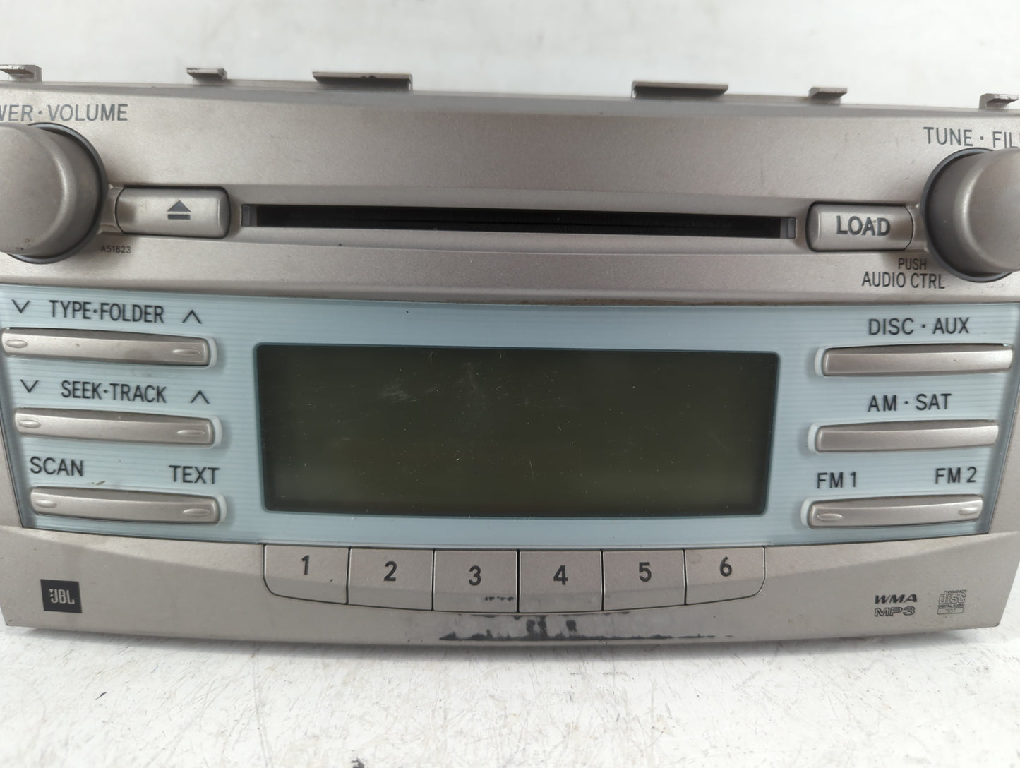 2007-2009 Toyota Camry Radio AM FM Cd Player Receiver Replacement P/N:86120-06190 Fits Fits 2007 2008 2009 OEM Used Auto Par