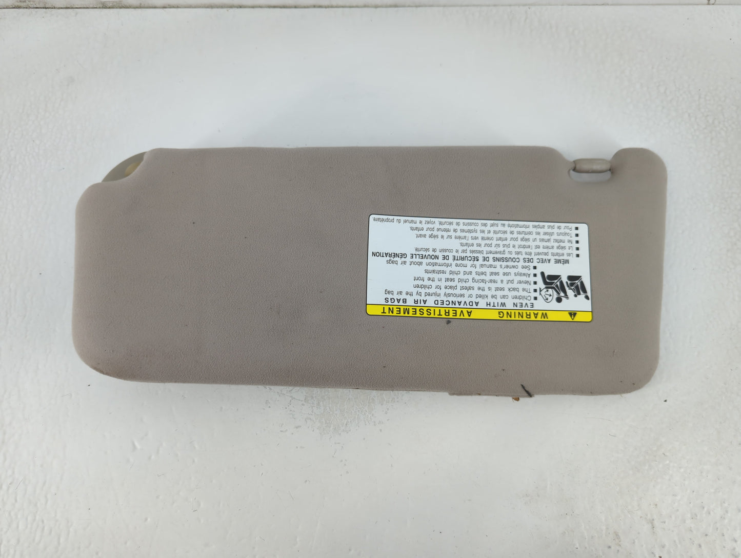 2007-2011 Toyota Camry Sun Visor Shade Replacement Passenger Right Mirror Fits Fits 2007 2008 2009 2010 2011 OEM Used Auto P