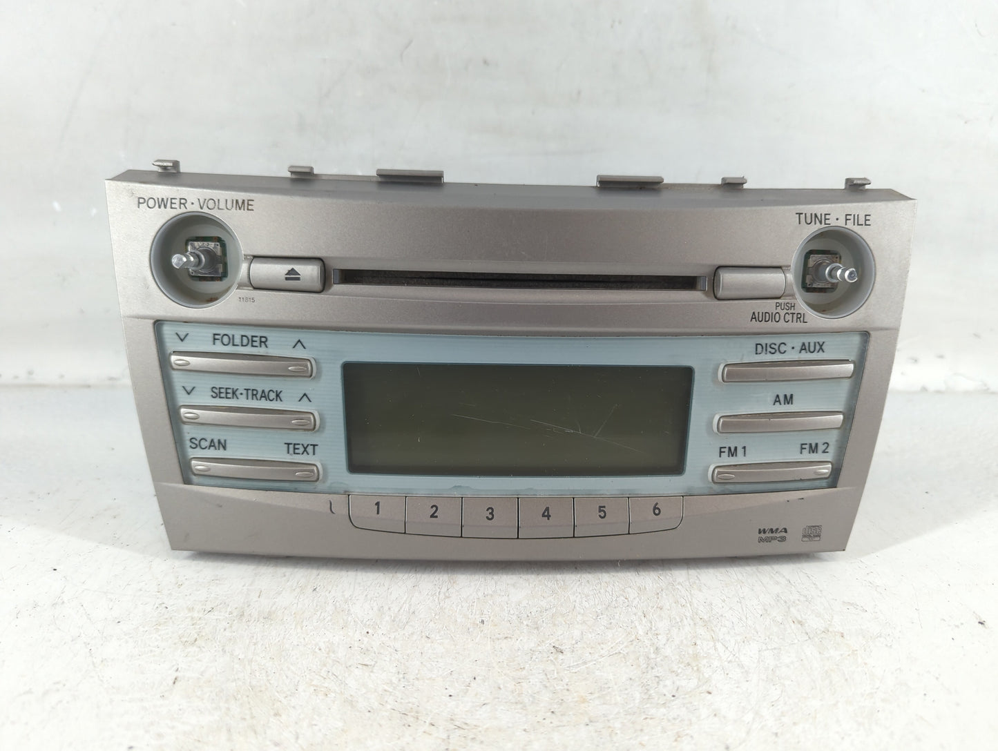 2007-2009 Toyota Camry Radio AM FM Cd Player Receiver Replacement P/N:86120-06180 Fits Fits 2007 2008 2009 OEM Used Auto Par