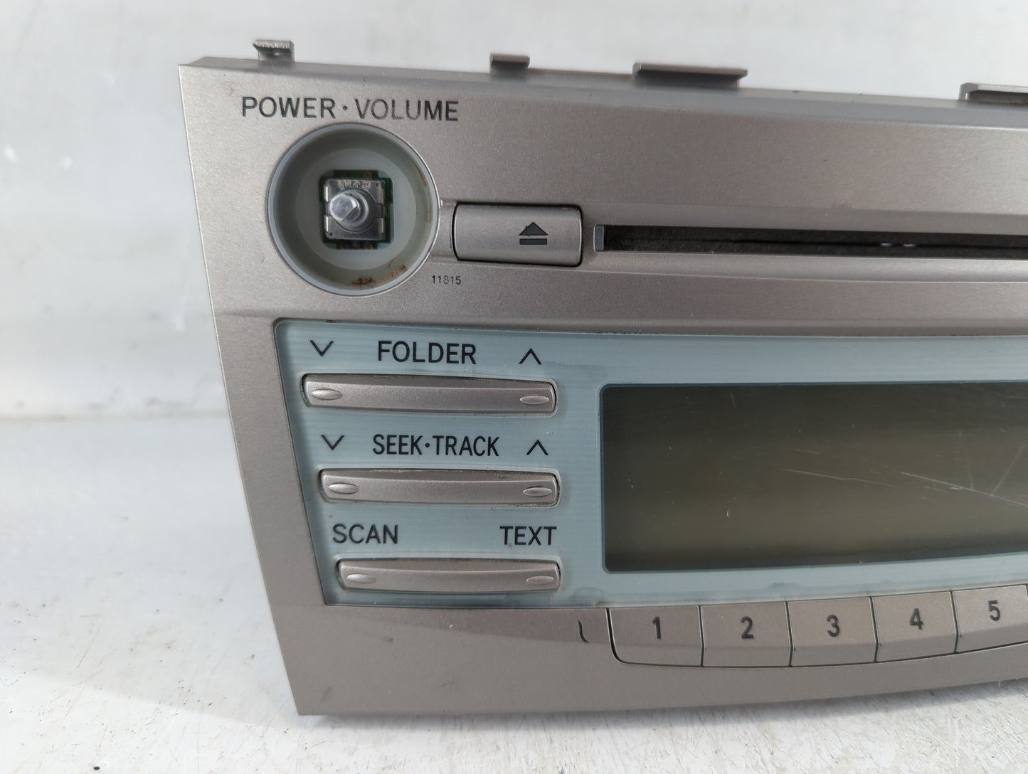 2007-2009 Toyota Camry Radio AM FM Cd Player Receiver Replacement P/N:86120-06180 Fits Fits 2007 2008 2009 OEM Used Auto Par