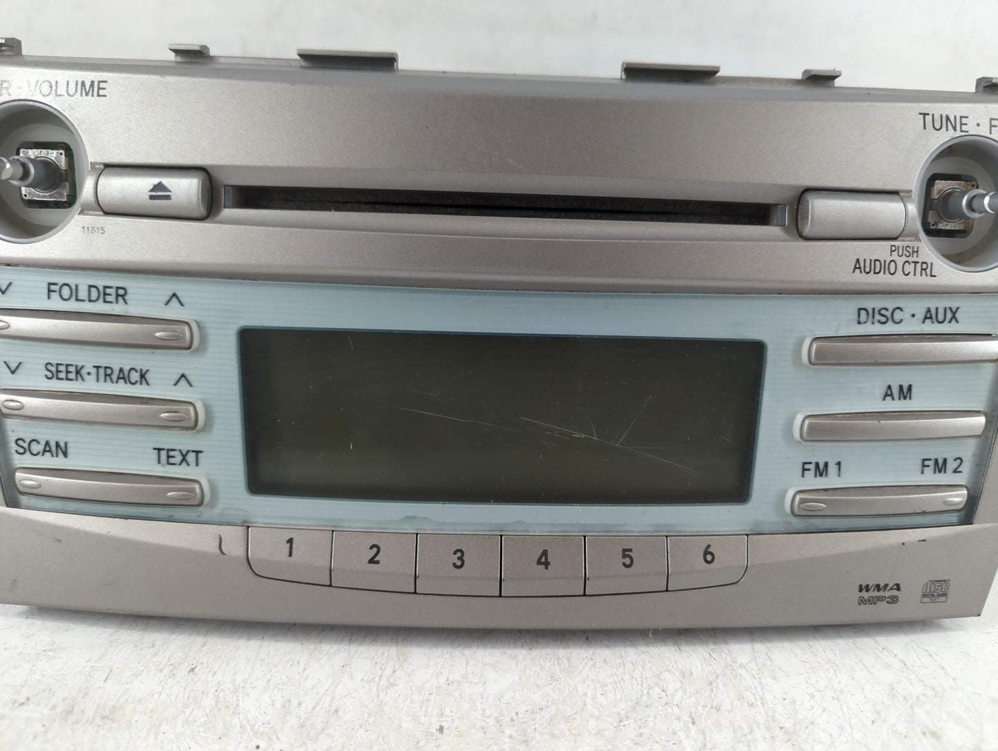 2007-2009 Toyota Camry Radio AM FM Cd Player Receiver Replacement P/N:86120-06180 Fits Fits 2007 2008 2009 OEM Used Auto Par