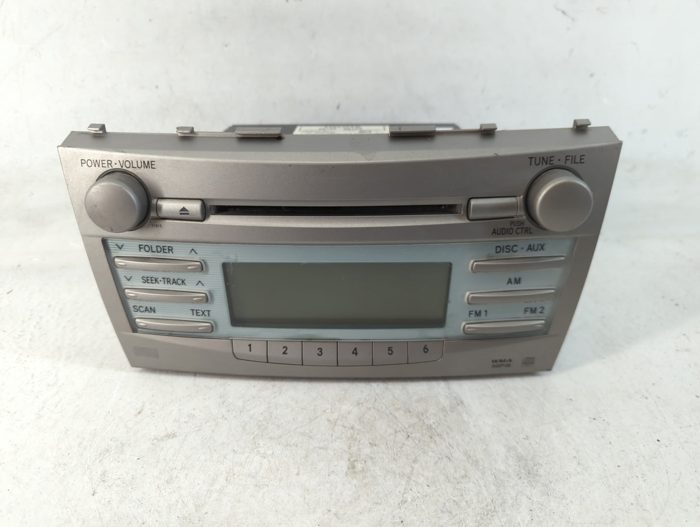 2007-2009 Toyota Camry Radio AM FM Cd Player Receiver Replacement P/N:86120-06180 Fits Fits 2007 2008 2009 OEM Used Auto Par