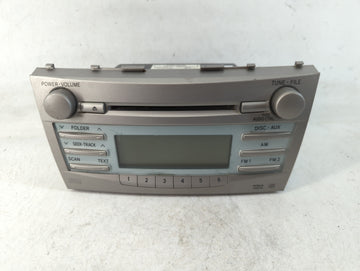 2007-2009 Toyota Camry Radio AM FM Cd Player Receiver Replacement P/N:86120-06180 Fits Fits 2007 2008 2009 OEM Used Auto Par