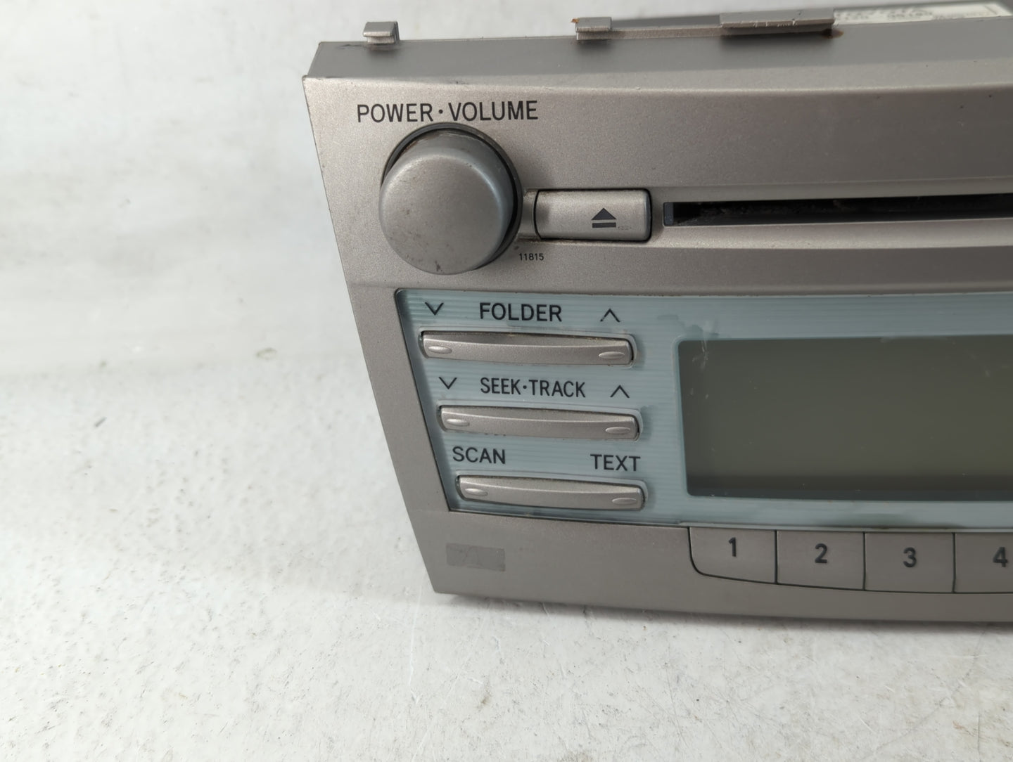 2007-2009 Toyota Camry Radio AM FM Cd Player Receiver Replacement P/N:86120-06180 Fits Fits 2007 2008 2009 OEM Used Auto Par