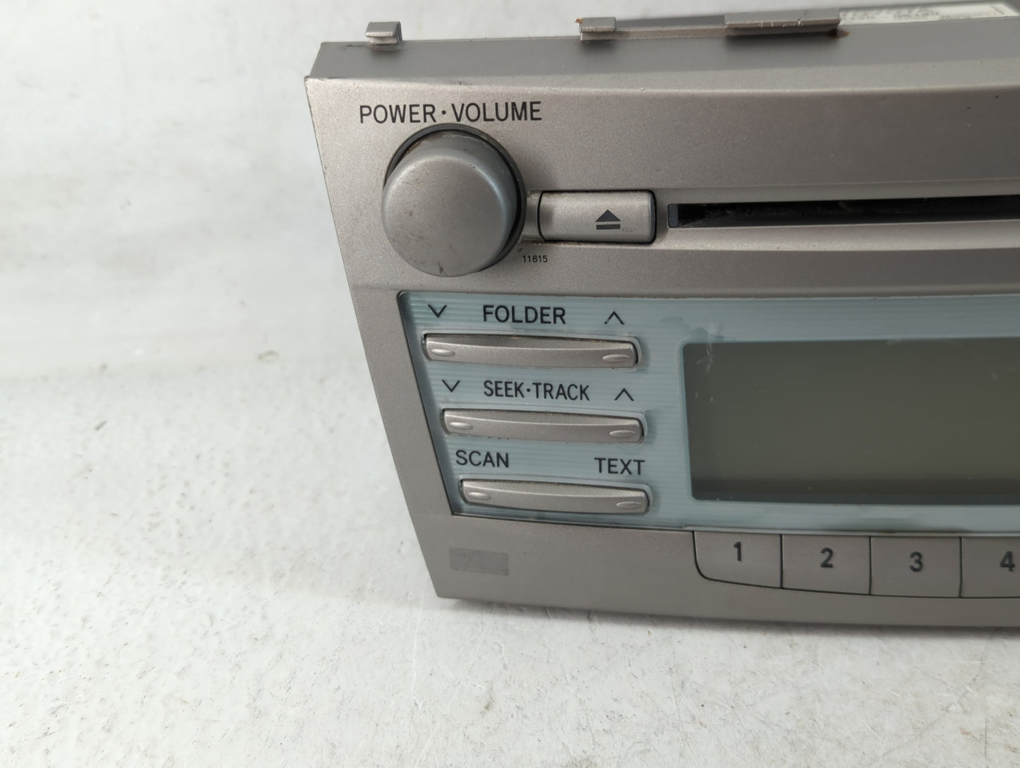 2007-2009 Toyota Camry Radio AM FM Cd Player Receiver Replacement P/N:86120-06180 Fits Fits 2007 2008 2009 OEM Used Auto Par