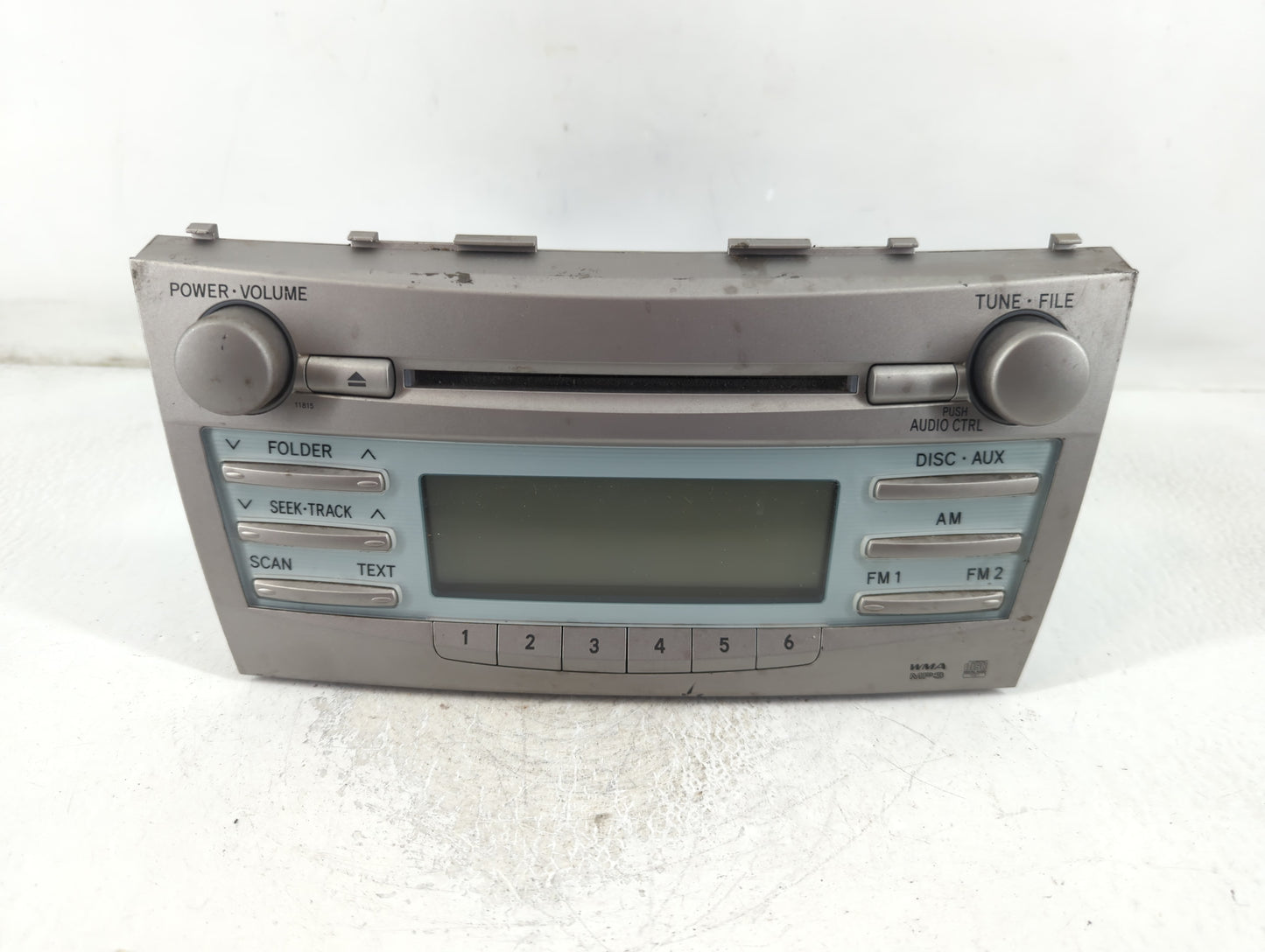 2007-2009 Toyota Camry Radio AM FM Cd Player Receiver Replacement P/N:86120-06180 Fits Fits 2007 2008 2009 OEM Used Auto Par