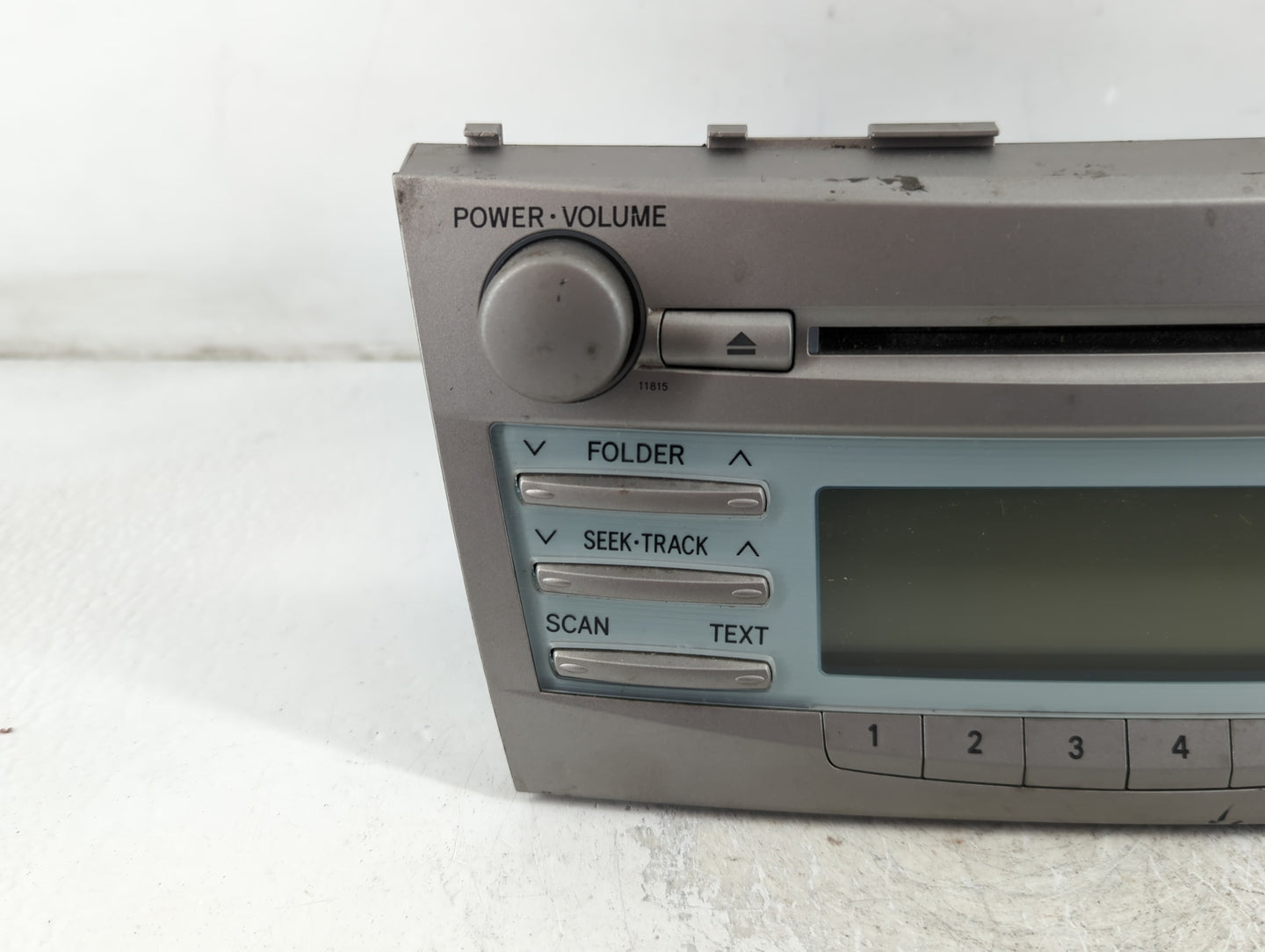 2007-2009 Toyota Camry Radio AM FM Cd Player Receiver Replacement P/N:86120-06180 Fits Fits 2007 2008 2009 OEM Used Auto Par