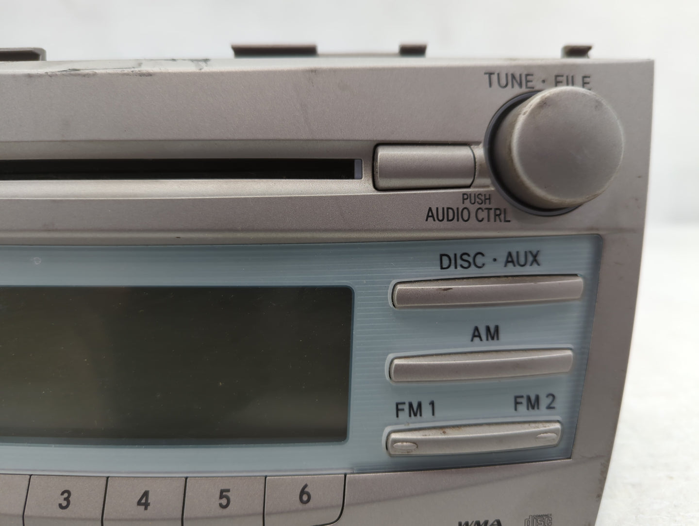 2007-2009 Toyota Camry Radio AM FM Cd Player Receiver Replacement P/N:86120-06180 Fits Fits 2007 2008 2009 OEM Used Auto Par