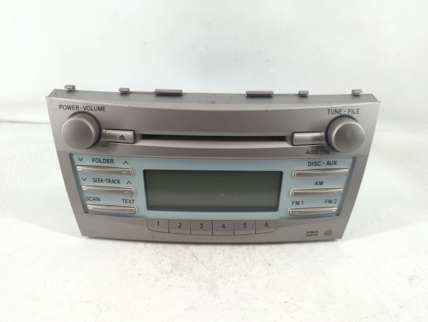 2007-2009 Toyota Camry Radio AM FM Cd Player Receiver Replacement P/N:86120-06180 Fits Fits 2007 2008 2009 OEM Used Auto Par
