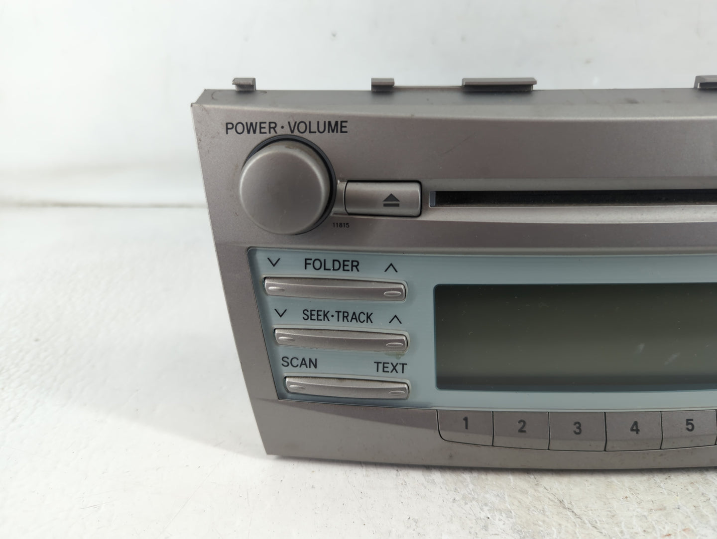 2007-2009 Toyota Camry Radio AM FM Cd Player Receiver Replacement P/N:86120-06180 Fits Fits 2007 2008 2009 OEM Used Auto Par