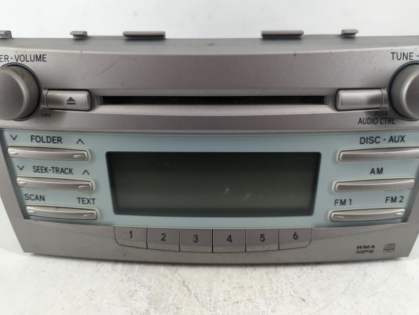 2007-2009 Toyota Camry Radio AM FM Cd Player Receiver Replacement P/N:86120-06180 Fits Fits 2007 2008 2009 OEM Used Auto Par