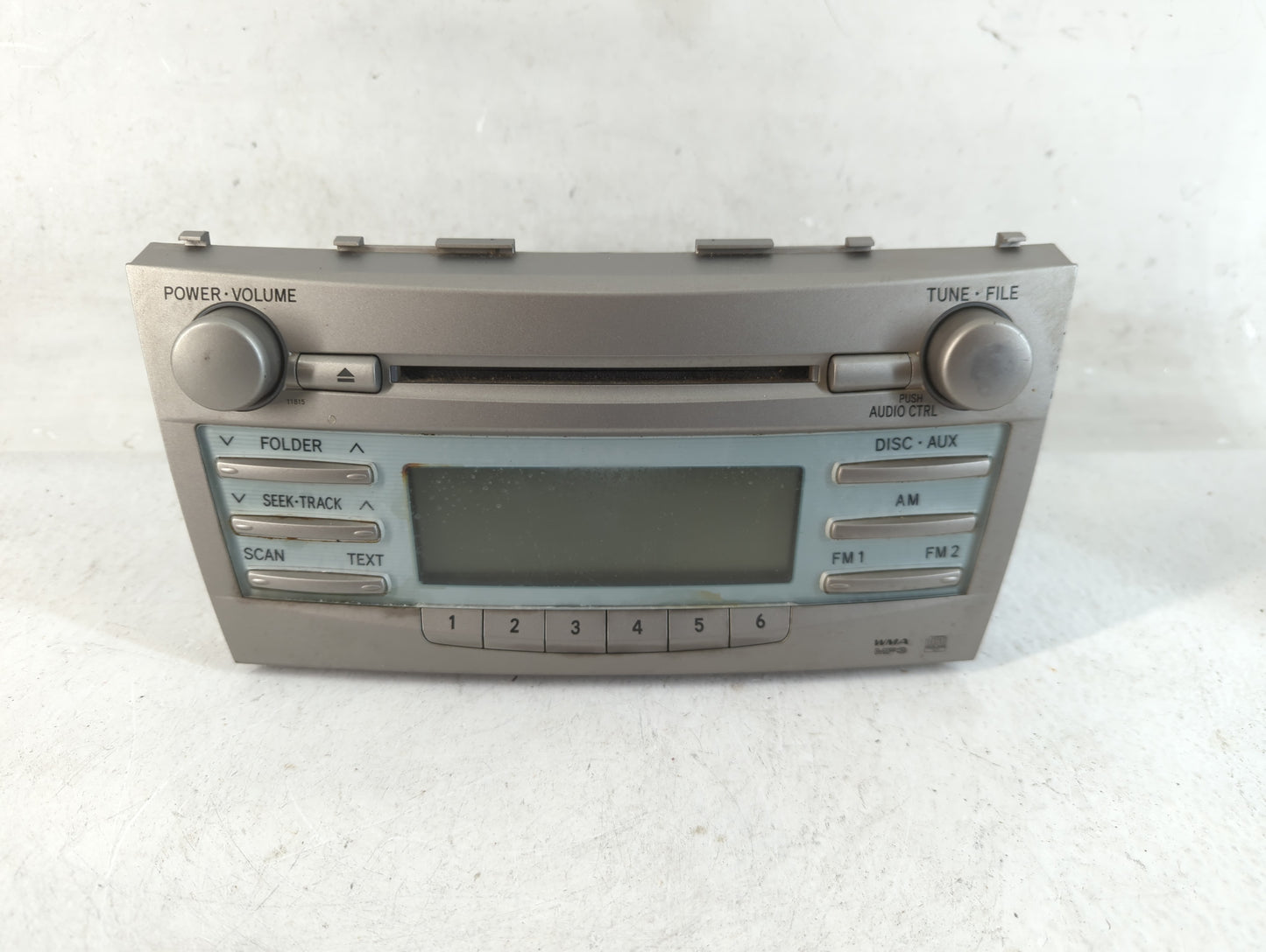2007-2009 Toyota Camry Radio AM FM Cd Player Receiver Replacement P/N:86120-06180 Fits Fits 2007 2008 2009 OEM Used Auto Par
