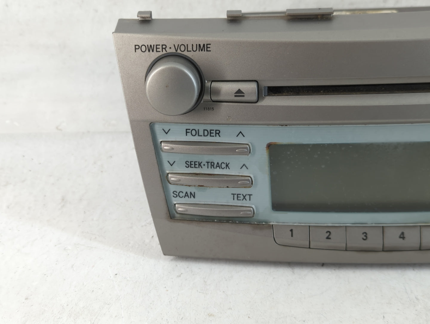 2007-2009 Toyota Camry Radio AM FM Cd Player Receiver Replacement P/N:86120-06180 Fits Fits 2007 2008 2009 OEM Used Auto Par