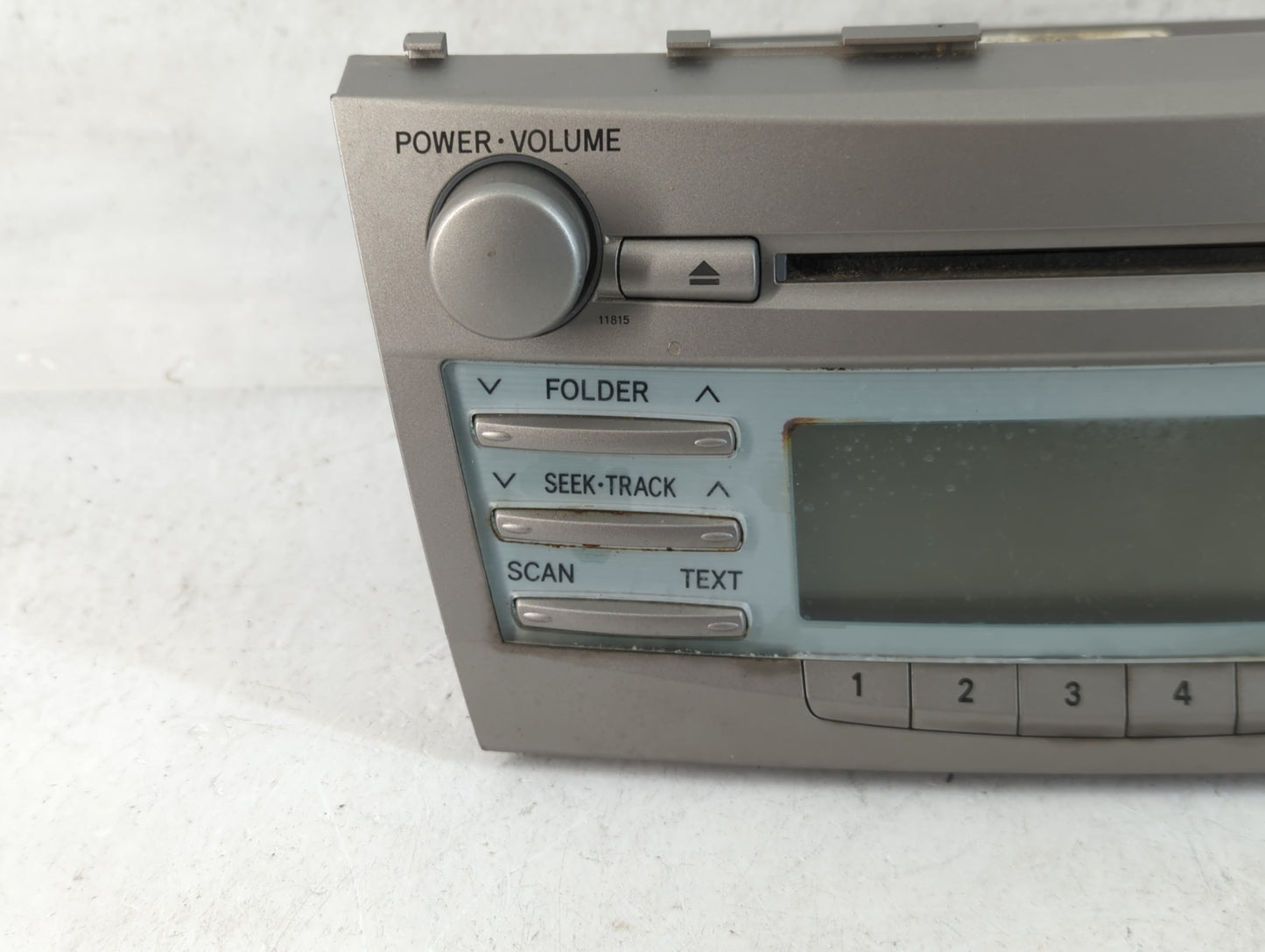 2007-2009 Toyota Camry Radio AM FM Cd Player Receiver Replacement P/N:86120-06180 Fits Fits 2007 2008 2009 OEM Used Auto Par