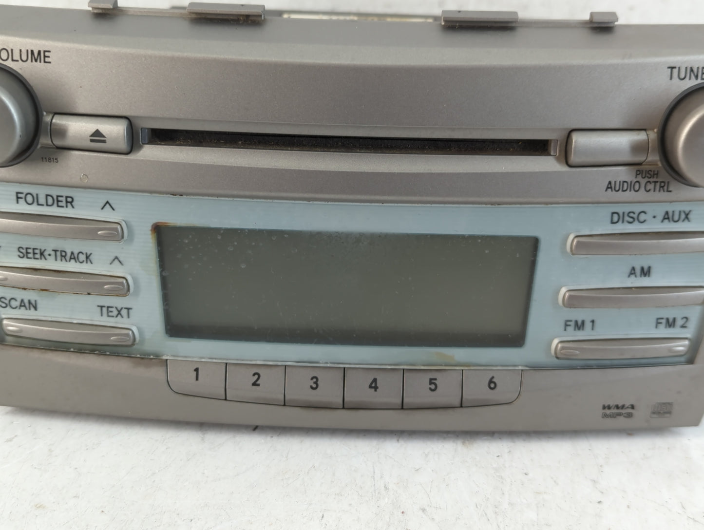 2007-2009 Toyota Camry Radio AM FM Cd Player Receiver Replacement P/N:86120-06180 Fits Fits 2007 2008 2009 OEM Used Auto Par