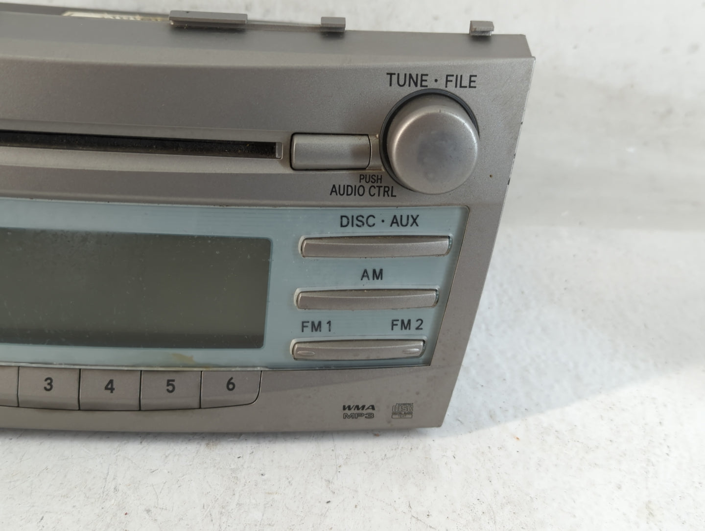 2007-2009 Toyota Camry Radio AM FM Cd Player Receiver Replacement P/N:86120-06180 Fits Fits 2007 2008 2009 OEM Used Auto Par