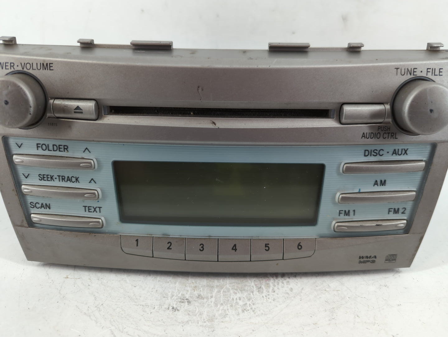 2007-2009 Toyota Camry Radio AM FM Cd Player Receiver Replacement P/N:86120-33891 Fits Fits 2007 2008 2009 OEM Used Auto Par
