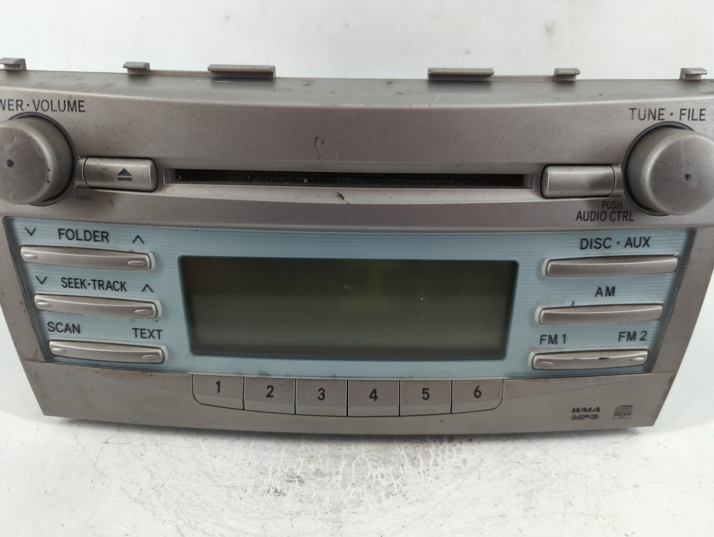 2007-2009 Toyota Camry Radio AM FM Cd Player Receiver Replacement P/N:86120-33891 Fits Fits 2007 2008 2009 OEM Used Auto Par