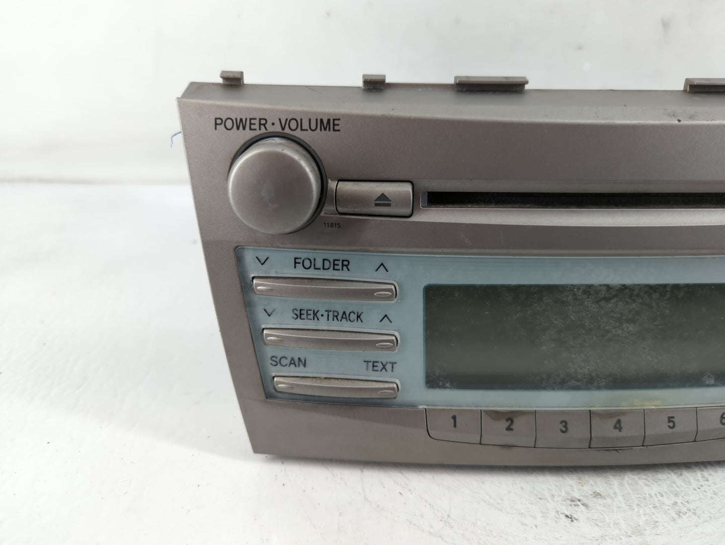 2007-2009 Toyota Camry Radio AM FM Cd Player Receiver Replacement P/N:86120-06180 Fits Fits 2007 2008 2009 OEM Used Auto Par