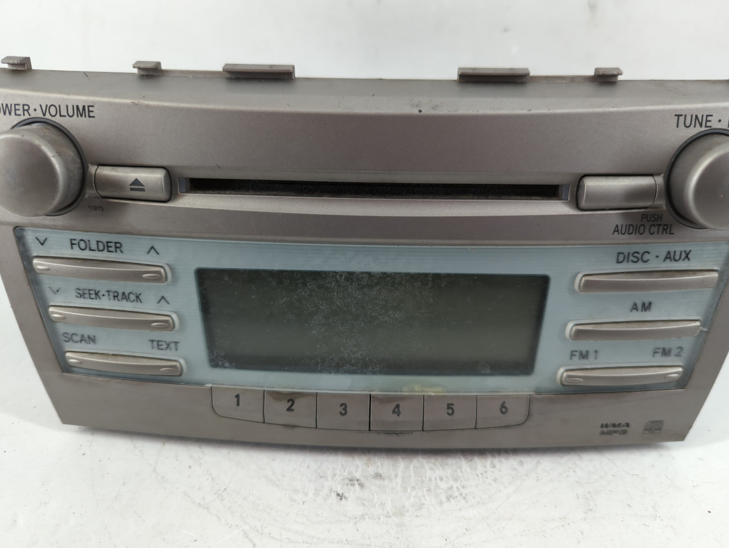 2007-2009 Toyota Camry Radio AM FM Cd Player Receiver Replacement P/N:86120-06180 Fits Fits 2007 2008 2009 OEM Used Auto Par