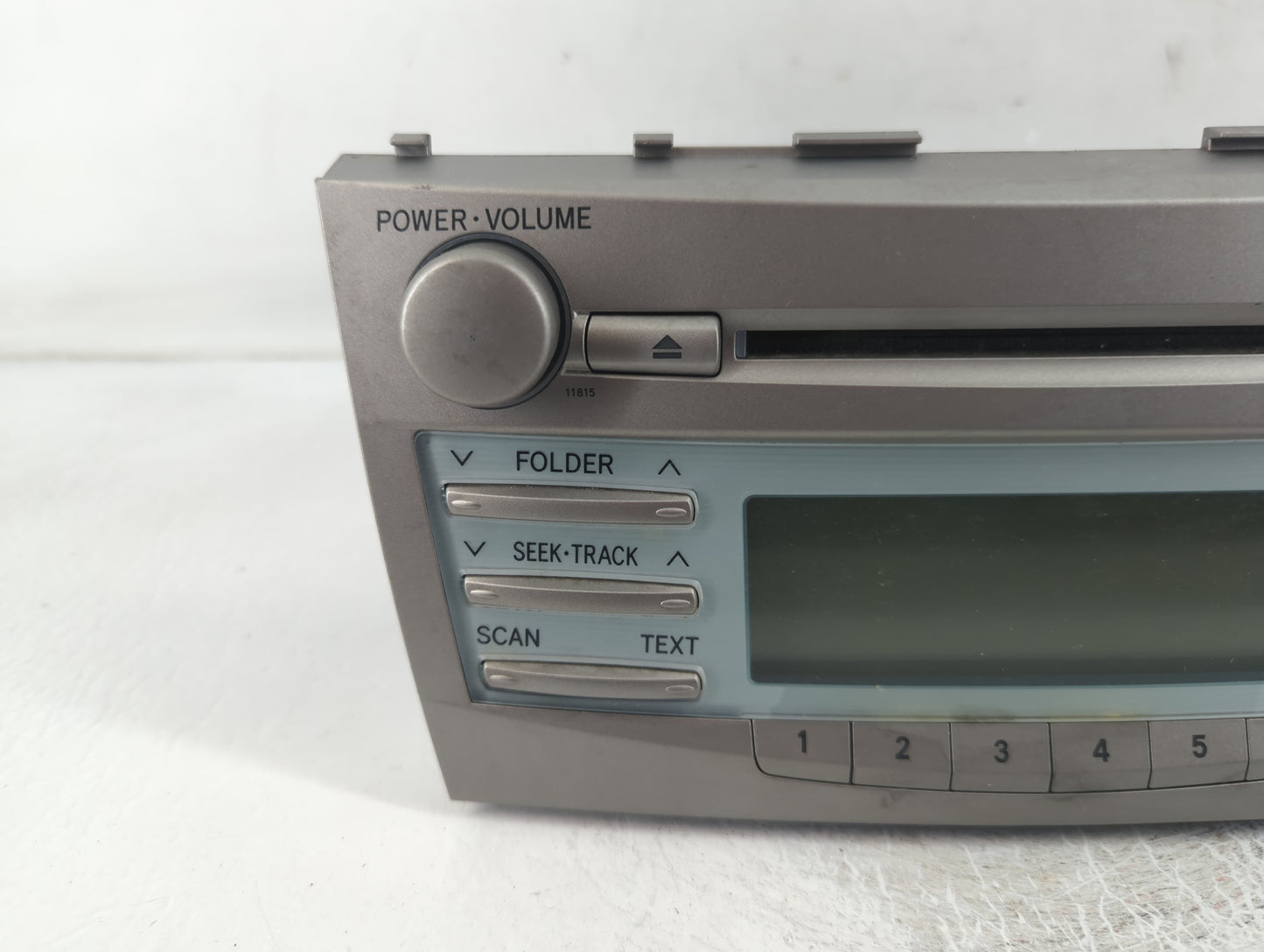 2007-2009 Toyota Camry Radio AM FM Cd Player Receiver Replacement P/N:86120-06180 Fits Fits 2007 2008 2009 OEM Used Auto Par
