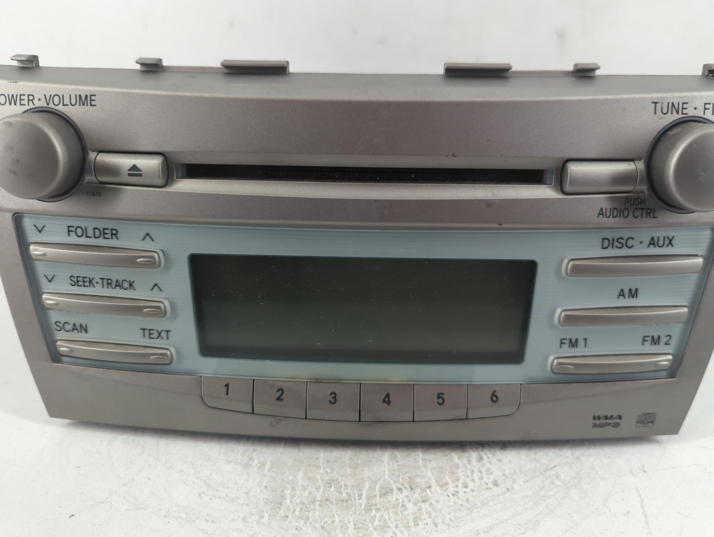 2007-2009 Toyota Camry Radio AM FM Cd Player Receiver Replacement P/N:86120-06180 Fits Fits 2007 2008 2009 OEM Used Auto Par